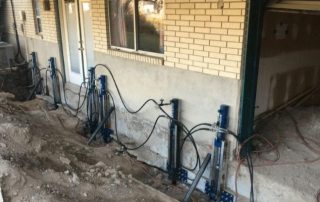 AAA Basement & Foundation in Andover, Texas - Image of Foundation Push Piers Solutions