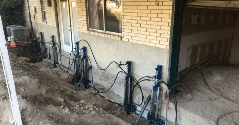 AAA Basement & Foundation in Andover, Texas - Image of Foundation Push Piers Solutions